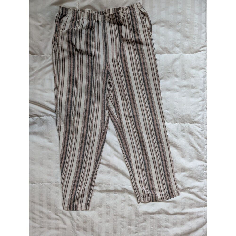 Orvis Linen/Viscose Striped Pants